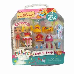 New Lalaloopsy Minis Style 'N' Swap Spot Splatter Splash Doll